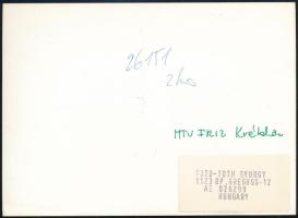 Tóth György (1950-): Baló György (1947-2019) Balázs Béla-díjas újságíró, televíziós személyiség, fot...