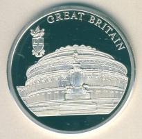Európa 1996. 10€ Ag "Nagy-Britannia - Royal Albert Hall" T:PP Tanúsítvánnyal!