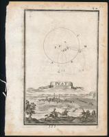 ca 1700 Babotsch - Babócsa várának látképe. rézmetszet megjelent: Birckenstein/Pürckenstein, Anthon Ernst Burckhard von: Auslesener Anfang zu denen höchst=nützlichen Matematischen Wissenschaften...Sammt einem Anhang oder Beschreibung, Derer...Ungarischen Städten... Augspurg, 1731, Mertz und Mayer. 100x160 mm