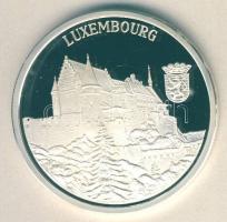 Európa 1996. 10€ Ag "Luxemburg - Vianden vára" T:PP Tanúsítvánnyal!