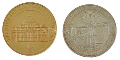 Németország DN "I. Ferenc pápa / Szent Péter Bazilika, Vatikán" aranyozott Cu emlékérem (4...