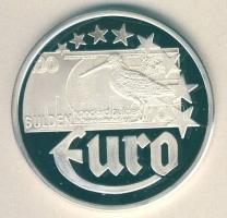 Európa 1997. 10€ Ag "Hollandia - Gulden" T:PP Tanúsítvánnyal!