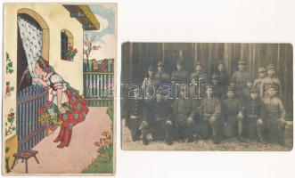 26 db RÉGI képeslap vegyes minőségben: magyar és külföldi városok és motívumok / 26 pre-1945 postcar...