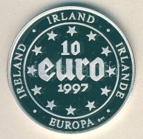 Európa 1997. 10€ Ag "Írország - Johannes Scotus Eriugena" T:PP Tanúsítvánnyal!