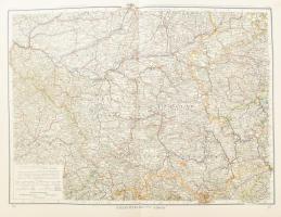 cca 1890 11 db Stier országtérkép 56x44 cm