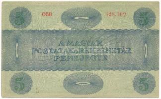 1919. 5K "MÁS TÖRVÉNYES..." T:XF,VF több, kisebb hajlás
Adamo K8/1