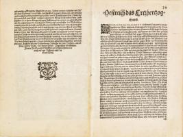 1595 Austria archiducatus - Ausztria és Magyarország egy része, pl a Ferfő tó színezett rézmetetszet...