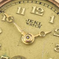 Arany (Au) 14K óra, jelzett, széteső állapotban, h: 17 cm, bruttó: 14,7 g