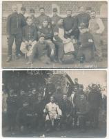 23 db RÉGI főleg francia katonai fotó képeslap vegyes minőségben / 23 pre-1945 mostly French militar...