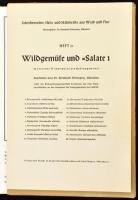 cca 1930 2 db növényképeket ábrázoló német mappa, szép feliratozott növényábrázolással kb 40 db kép ...