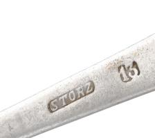 Antik ezüst (Ag) kiskanalak, nagykanalak, villa, 13 latos tisztaságjellel, klf mestejegyekkel, össz ...