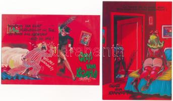 KRAMPUSZ - 28 db modern használatlan üdvözlő képeslap / KRAMPUS - 28 modern unused greeting postcard...