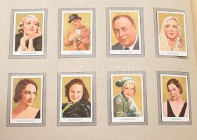 cca 1940 2 cigarettakép mappa Salem Gold Film Bilder 1-2. 2 album összesen 360 db színész képpel a k...