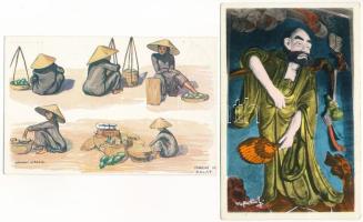 VIETNAM - 45 db főleg régi képeslap / 45 mostly pre-9150 postcards
