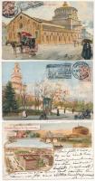 OLASZORSZÁG - 20 db régi képeslap vegyes minőségben, lithokkal / ITALY - 20 pre-1945 postcards in mixed quality, with lithos