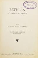 Gelsei Bíró Zoltán: Bethlen. Történelmi eposz. Bp., 1930, Bethlen Történelmi Eposz Kiadó. Kiadói egészvászon kötés, hiányzó előzéklap, kopottas állapotban.