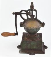 cca 1900 Peugeot Fréres Brevetes asztali vas kávédaráló, jó állapotban, m: 30 cm