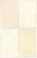 43 db RÉGI használatlan erotikus képeslap és nyomtatvány meztelen hölgyekkel / 43 pre-1950 unused er...