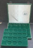 Éremtartó kazetta, 1db tálcával, 26 férőhellyel, 44mm átmérőjű érmékhez