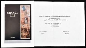S. Nagy Katalin: Ország Lili. A szerző, S. Nagy Katalin (1944-) művészettörténész által DEDIKÁLT pél...