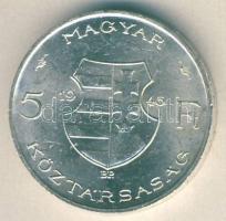 1946. 5Ft Ag "vastag Kossuth" T:2 kis ph