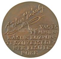 Kiss Nagy András (1930-1997) DN "Teszársz Károly - Vas- és Fémmunkások Központi Szövetségének e...