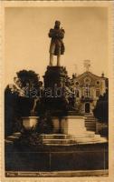 Pola, Pula; Tegetthoff-Monument, K.u.K. Hydrographisches Amt / WWI Austro-Hungarian Navy, K.u.K. Kriegsmarine, Admiral Tegetthoff monument. Dep. Succ. A. Bonetti