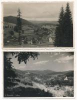 2 db régi erdélyi képeslap: Rónaszék és Borszék / 2 pre-1945 Transylvanian postcards: Borsec and Costiui