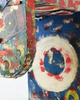 Bada Dada (Bada Tibor, 1963-2006): Cím nélkül. Vegyes technika, kollázs, applikáció (tükrök és egyéb...