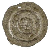 1131-1141. Denár Ag "II. Béla" (0,16g) T:XF lyuk Hungary 1131-1141. Denar Ag "Bela II...