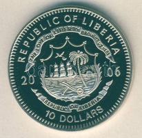 Libéria 2006. 10$ "Szabadság pillanatai - Indokína függetlensége 1954." multicolor T:PP
Li...