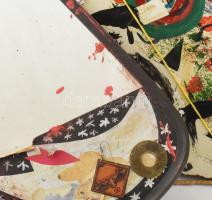 Bada Dada (Bada Tibor, 1963-2006): Visszapillantó objekt (cím nélkül). Vegyes technika, kollázs, app...