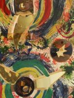 Bada Dada (Bada Tibor, 1963-2006): Visszapillantó objekt (cím nélkül). Vegyes technika, kollázs, app...