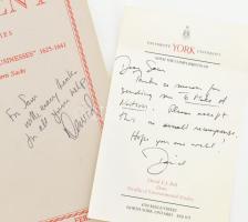 Sacks, David Harris: Past & Present. A journal of historical studies. DEDIKÁLT! 1986. Kiadói pap...