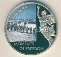 Libéria 2006. 10$ "Szabadság pillanatai - Normandiai partraszállás 1944.6.6" multicolor T:PP