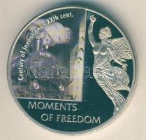 Libéria 2006. 10$ "Szabadság pillanatai-Találmányok százada XX.sz." multicolor T:PP Liberia 2006. 10 Dollars "Moments of Freedom-Century of Inventions XXth cent." multicolor C:PP