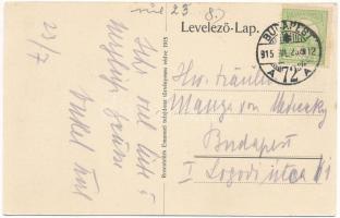 1915 Kőrösmező, Körösmező, Jaszinya, Jasina, Yasinia; vasútállomás, vonatok / railway station, train...