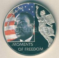 Libéria 2006. 10$ "Szabadság pillanatai - Martin Luther King 1963" multicolor T:PP