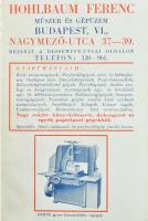 1941 Nyomda- és rokonipari évkönyv. Bp., Székely Nyomda. Korabeli reklámokkal. Kiadói aranyozott fél...