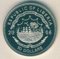 Libéria 2006. 10$ "Szabadság pillanatai - Martin Luther King 1963" multicolor T:PP