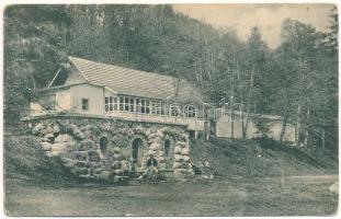 1928 Málnásfürdő, Malnas Bai; Grota de acid carbon si Baile calde de namol / Szénsavas Grota és Meleg mór fürdő / spa, baths (Rb)