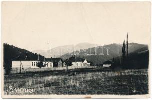 Santuri (Brassó, Brasov); látkép / general view. Atelier de fotograf &quot;Carmen&quot; photo (vágott / cut)