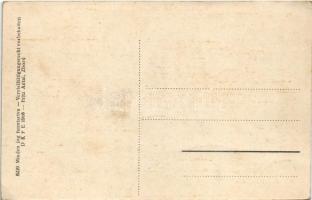 Zboró, Zborov; utcai részlet, romok. 21. Sárosvármegyei harcterek 1914-15. D.K.F.E. 1916. Fritz Anta...