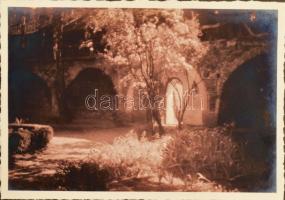 cca 1920-1930 "Die Heltauer Kirchenbu(r)g", Az erdélyi nagydísznódi (Cisnadie/Heltau/Hielt...