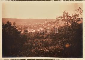 cca 1920-1930 "Die Heltauer Kirchenbu(r)g", Az erdélyi nagydísznódi (Cisnadie/Heltau/Hielt...