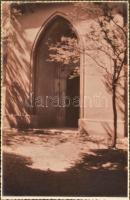 cca 1920-1930 "Die Heltauer Kirchenbu(r)g", Az erdélyi nagydísznódi (Cisnadie/Heltau/Hielt...