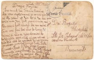 1925 Nagydisznód, Heltau, Cisnadie; Gustav Bonfert üzlete / shop of Bonfert, street view (EM)