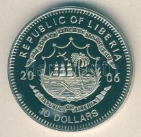 Libéria 2006. 10$ "Szabadság pillanatai - Woodstock-i Fesztivál 1969" multicolor T:PP