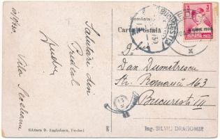 1930 Predeál, Predeal; Amatori de Ski / síelők, téli sport / ski enthusiasts, winter sport (r)