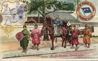 Japanese daim yo (lord) litho